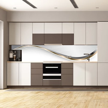 Konyhapanel arany és ezüst hullám Konyhapanel arany és ezüst hullám